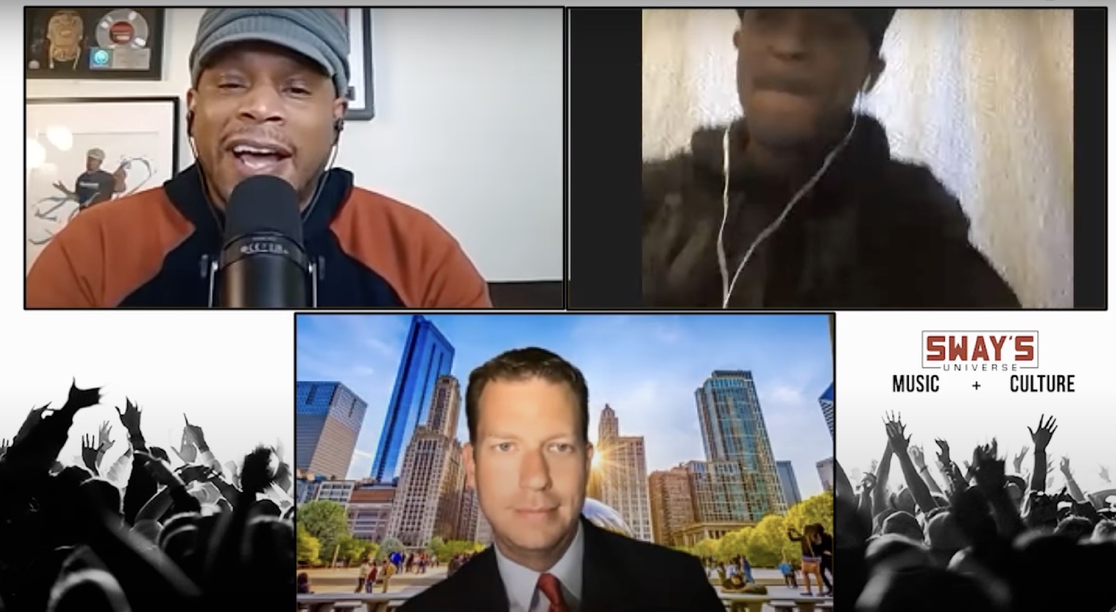 JT Foxx with SWAY'S UNIVERSE