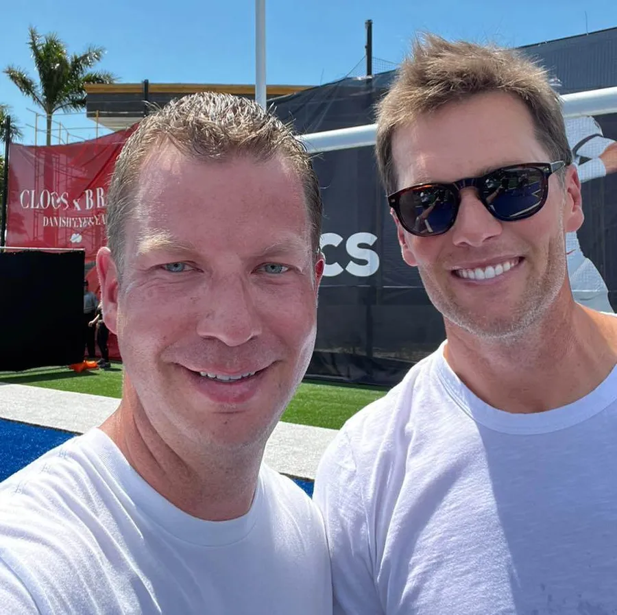 JT Foxx with Tom Brady